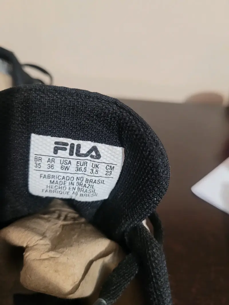 Zapatillas negras FILA - 4