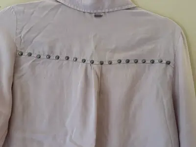 Blusa rosa con bolsillos - miniatura 4