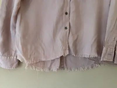 Blusa rosa con bolsillos - miniatura 5
