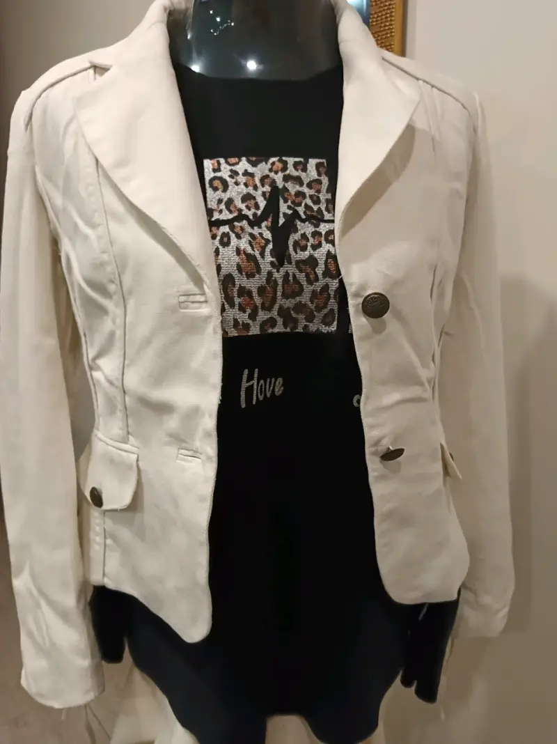 Chaqueta Blanca Mujer - 2