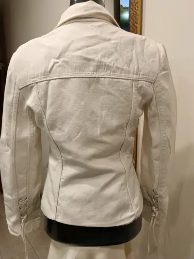 Chaqueta Blanca Mujer - miniatura 3