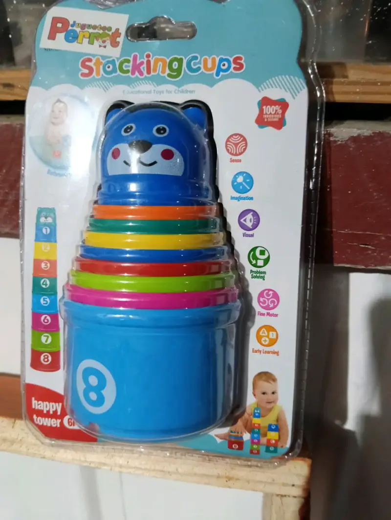 Juego de cubos apilables Perrot