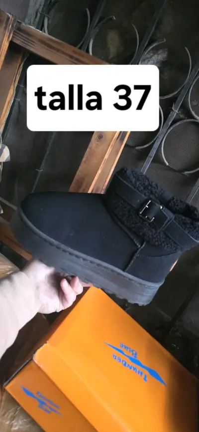 Botines negros con forro - miniatura 4