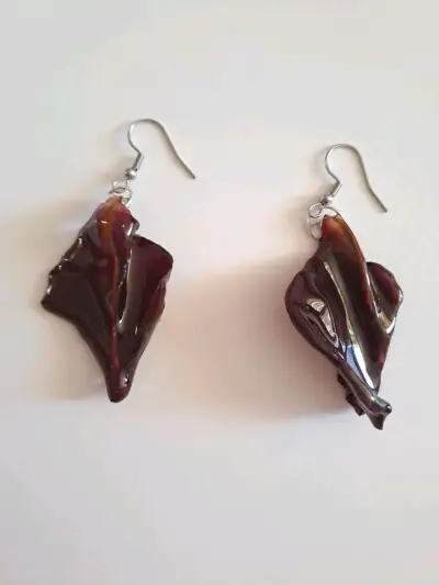 Aros colgantes de resina - miniatura 1