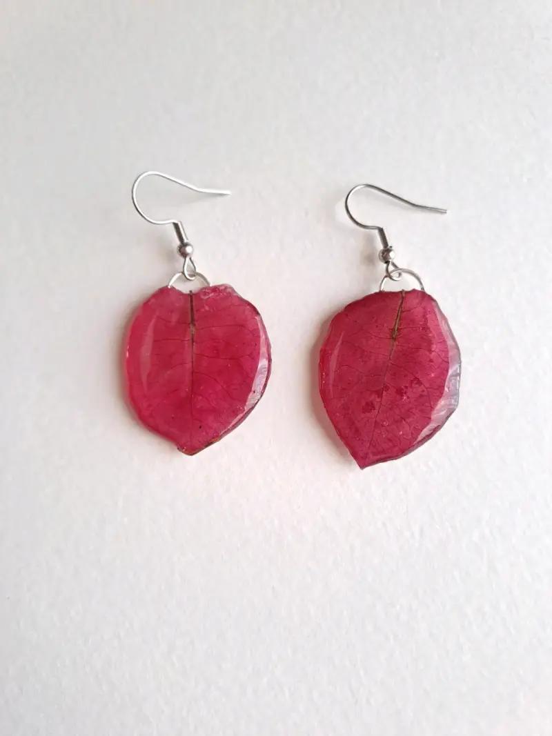 Aros colgantes de resina - 3