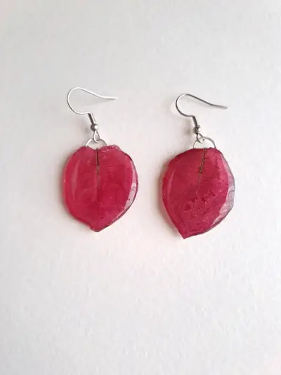Aros colgantes de resina - miniatura 3