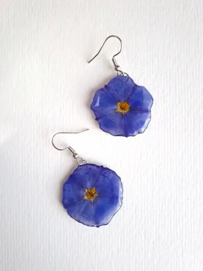 Aros colgantes de resina - miniatura 5