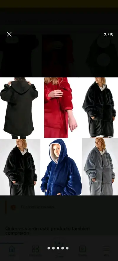 Abrigos de felpa unisex - miniatura 2