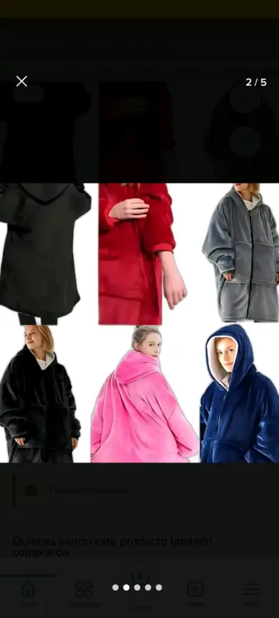 Abrigos de felpa unisex - miniatura 3