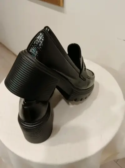 Mocasines negros de charol - Talla 38 - miniatura 3