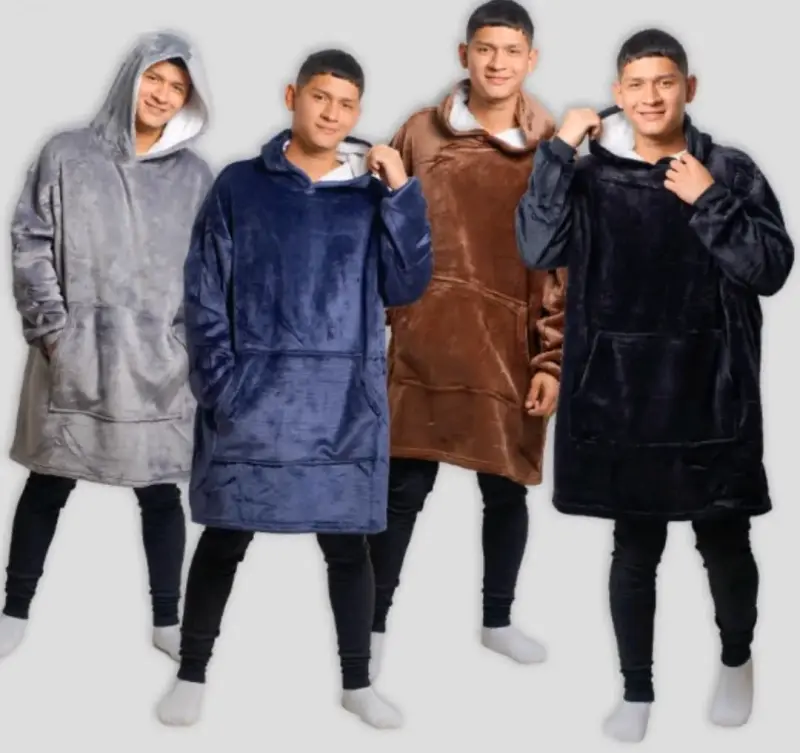 Batas con capucha polar unisex - 1