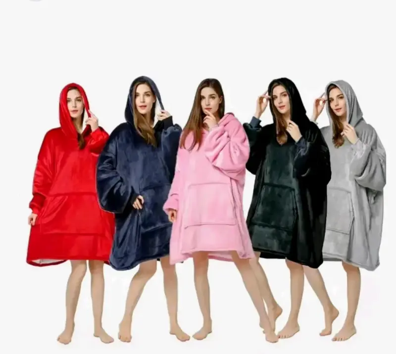 Batas con capucha polar unisex - 2
