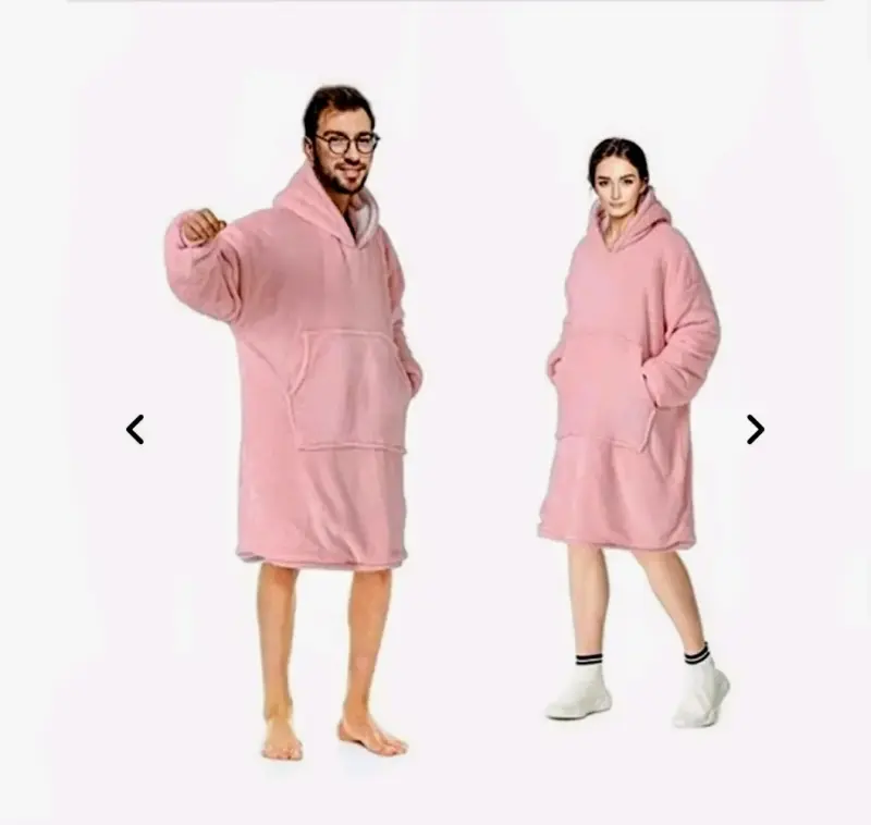 Batas con capucha polar unisex - 4