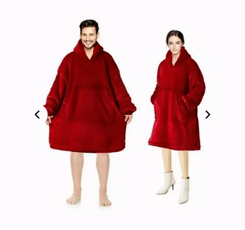 Batas con capucha polar unisex - 5