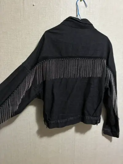 Chaqueta mezclilla negra country - miniatura 3