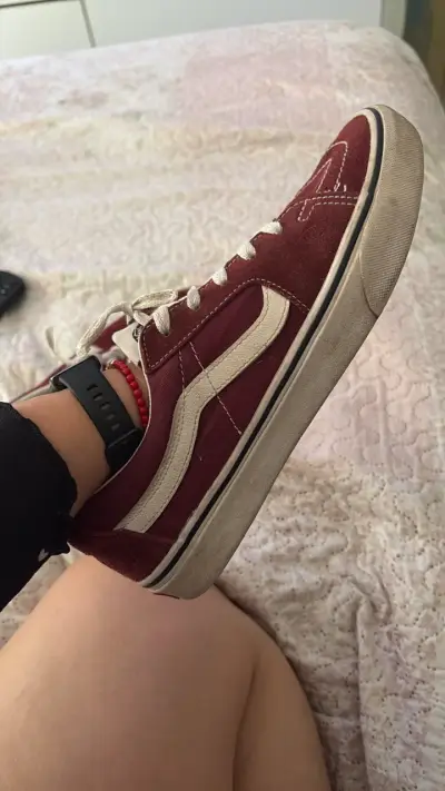 Zapatillas rojas estilo casual Vans - miniatura 1