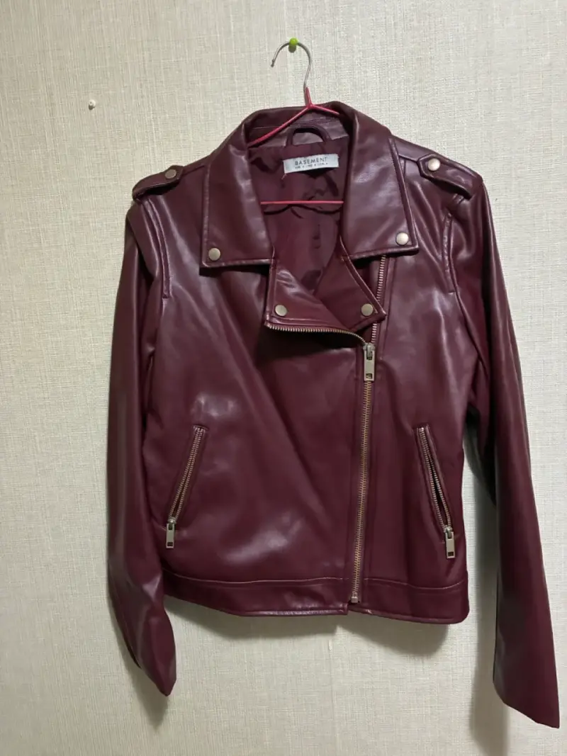Chaqueta Basement color guinda - 1