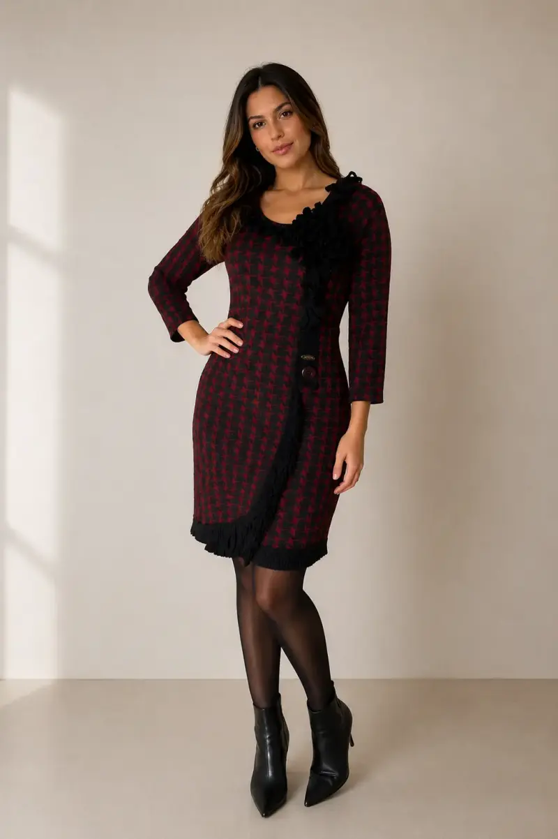 Vestido azul elegante - 5
