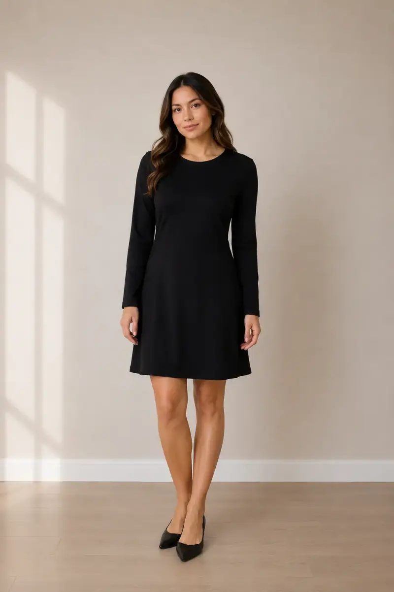 Vestido azul elegante - 6