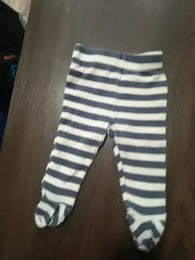 Pantalón bebé a rayas - miniatura 1