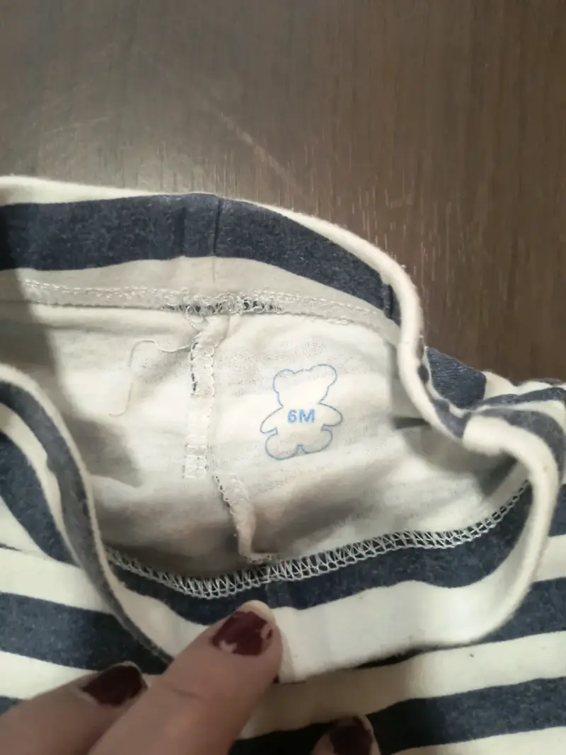 Pantalón bebé a rayas - 2