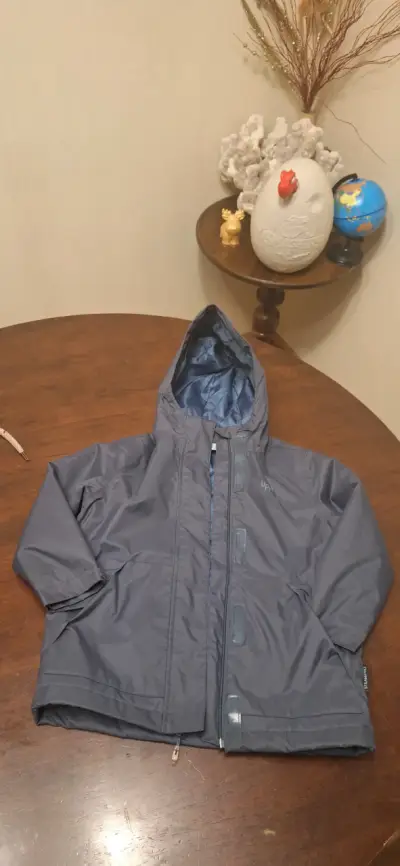 Chaqueta azul con capucha Lippi. - miniatura 4