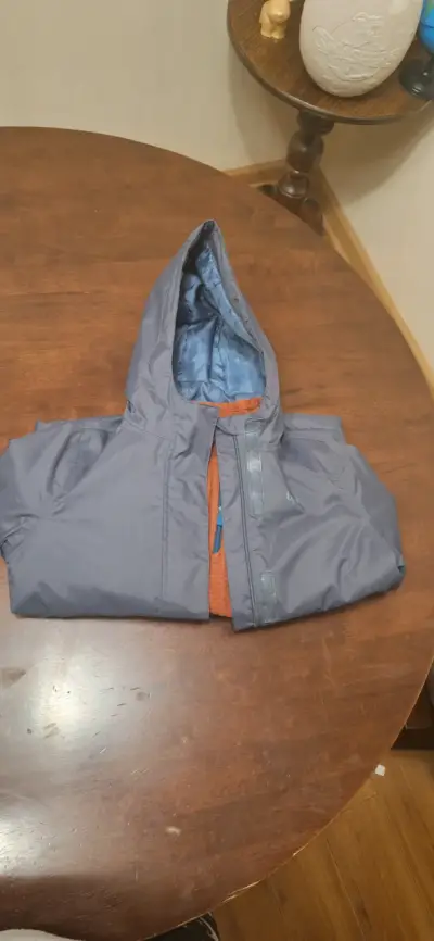 Chaqueta azul con capucha Lippi. - miniatura 6