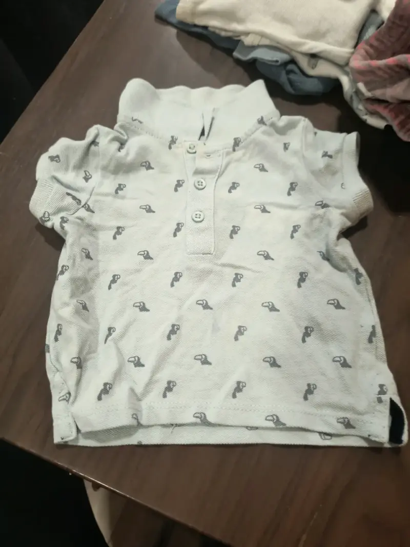 Polera infantil estampada - 1