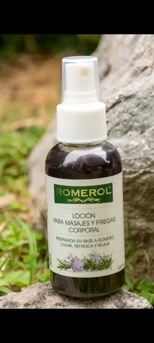 Loción masajes Romerol