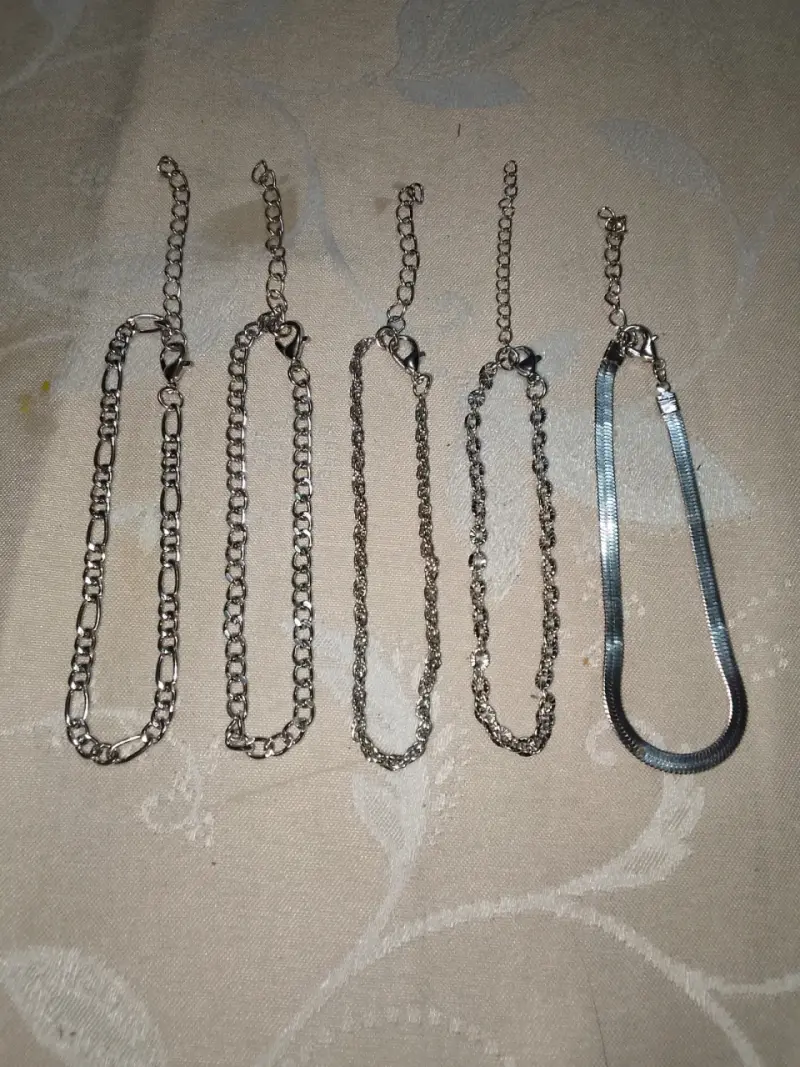 Pulseras plateadas modernas | Promo:2x7mil 3x10mil - 2