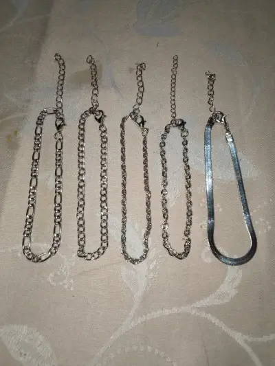 Pulseras plateadas modernas | Promo:2x7mil 3x10mil - miniatura 2