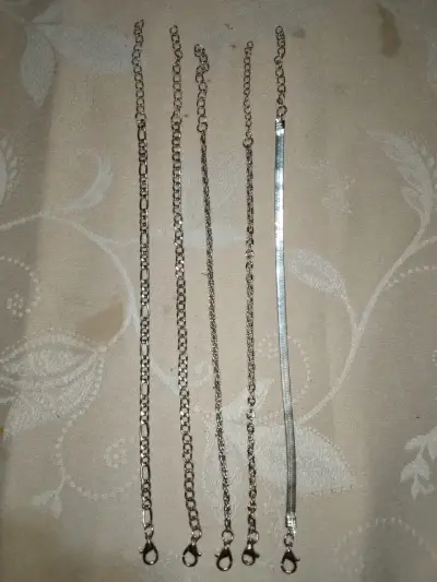 Pulseras plateadas modernas | Promo:2x7mil 3x10mil - miniatura 3