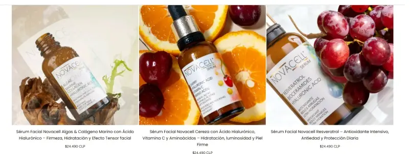 Sérum facial Novacell Resveratrol