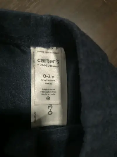 Pantalones de bebé azul oscuro - miniatura 2