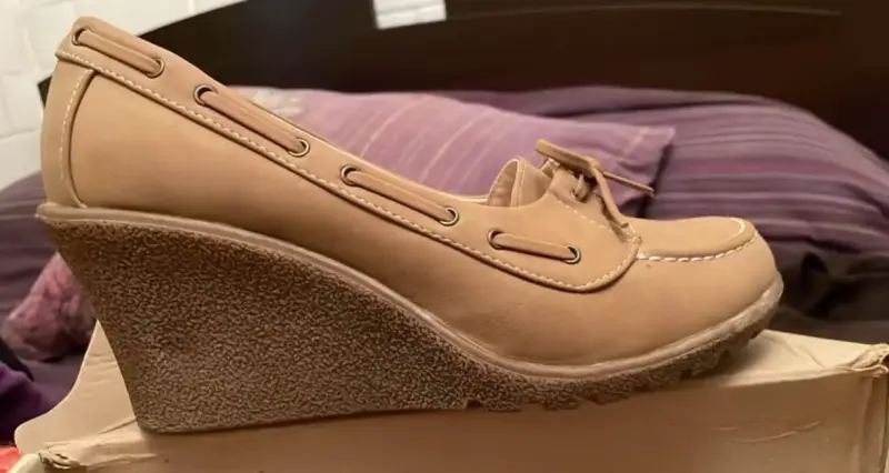 Zapato mocasín tabaco con plataforma - 1