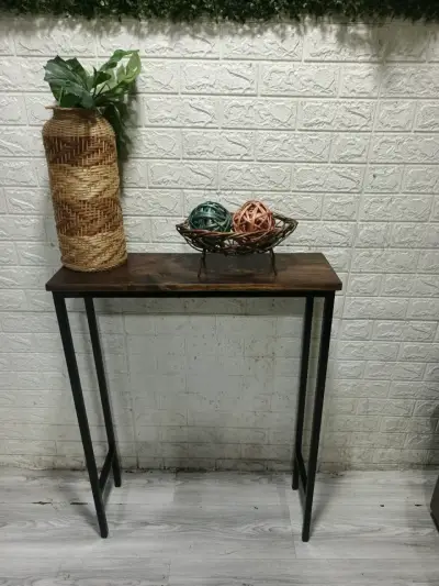Mesa arrimo estilo industrial - miniatura 2
