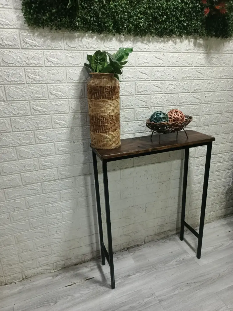 Mesa arrimo estilo industrial - 3