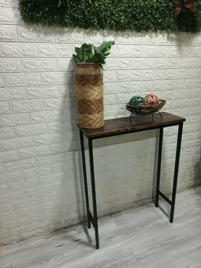 Mesa arrimo estilo industrial - miniatura 3