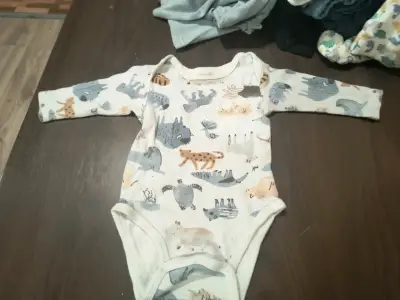 Body para bebé estampado animalitos - miniatura 1