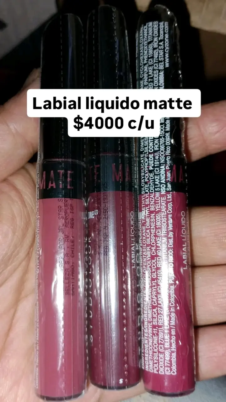 Labial líquido matte