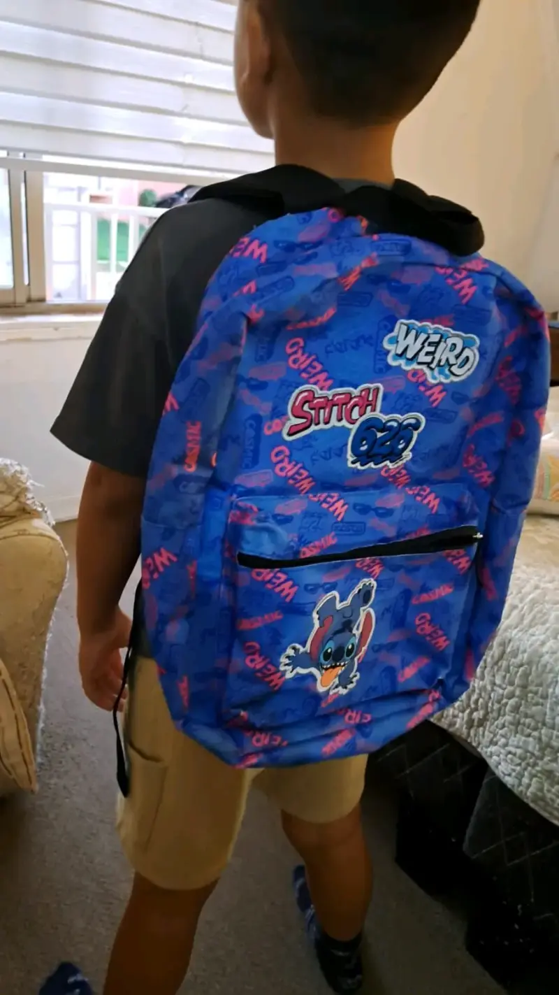 Mochila azul de Stitch - 2