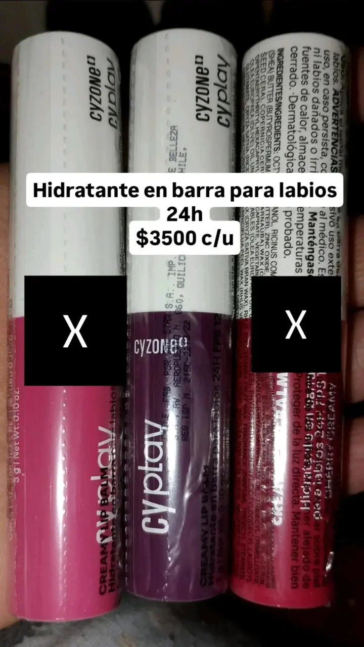 Bálsamo labial Cyzone 24h