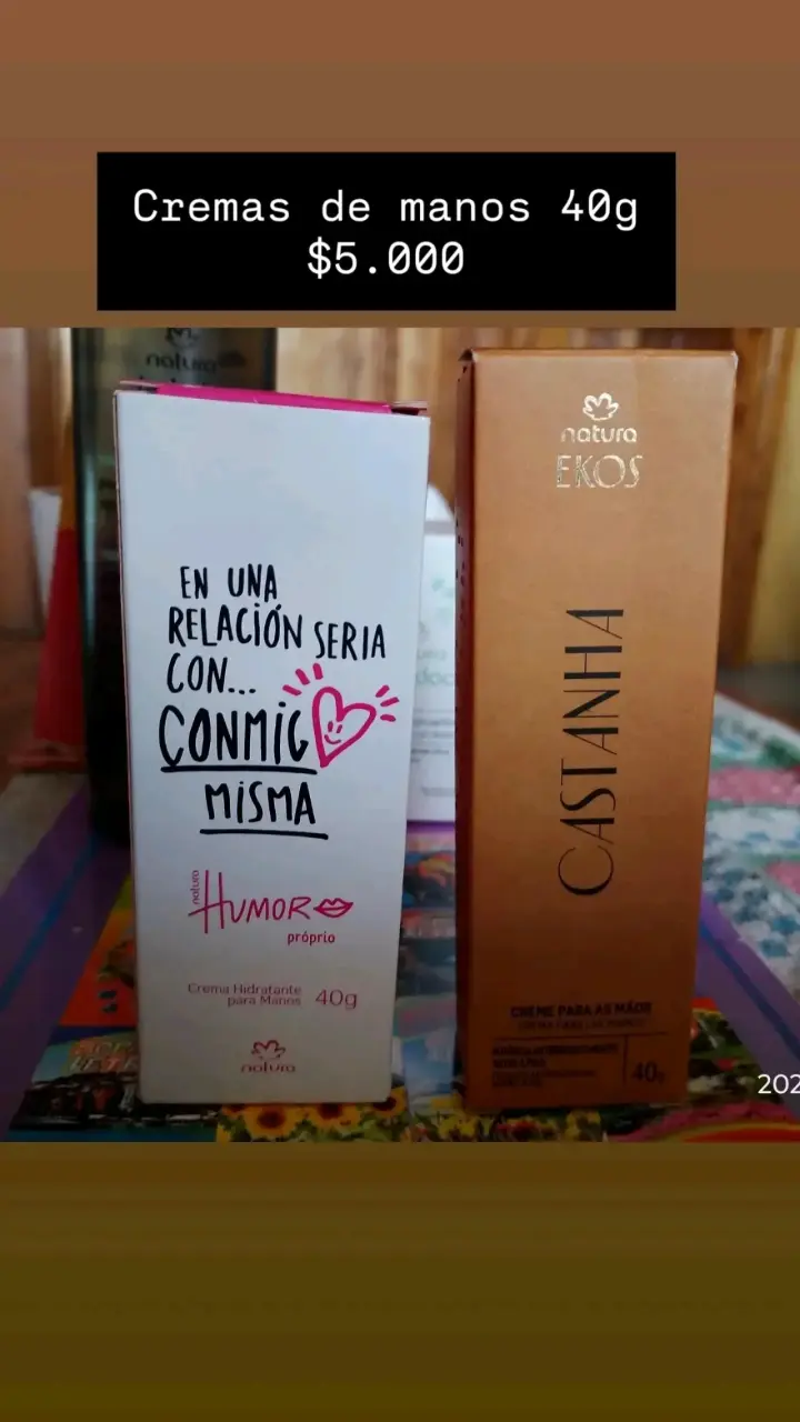 Cremas de manos Natura 40g