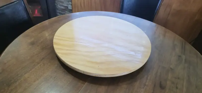 Mesa giratoria de madera (modelo lazy susan) - 1