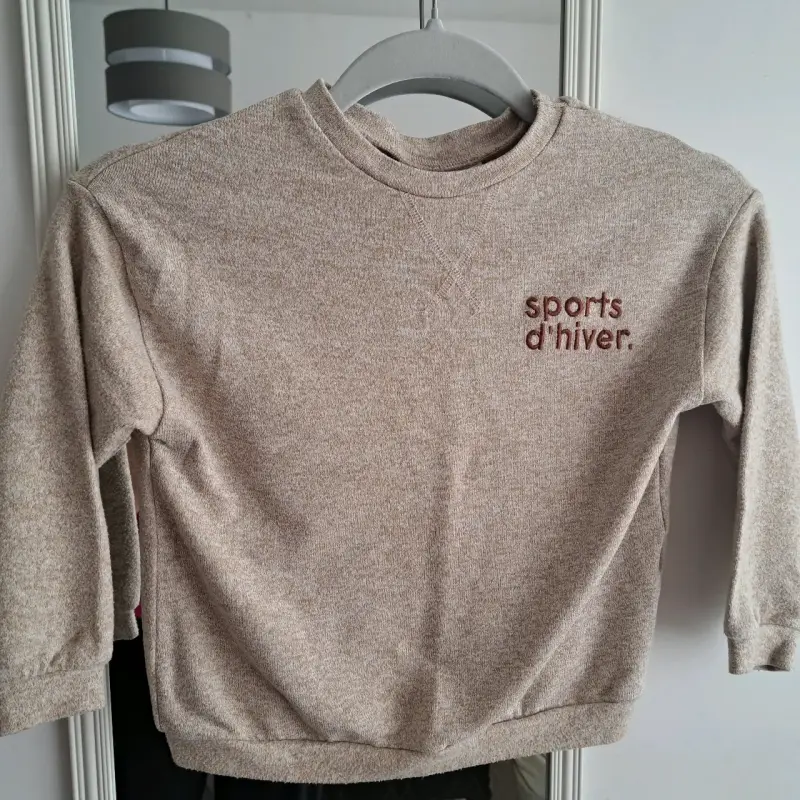 Polerón beige sports d'hiver - 1