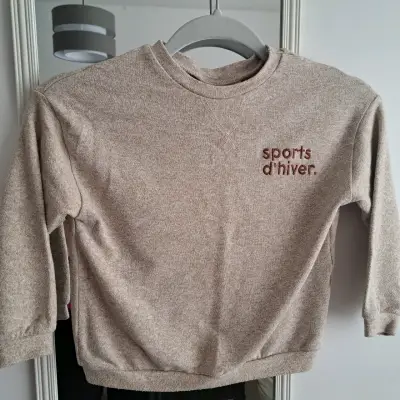 Polerón beige sports d'hiver - miniatura 1