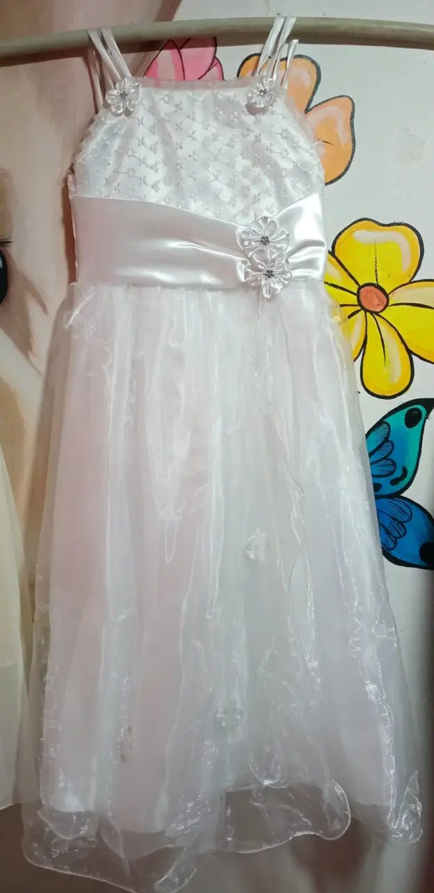 Vestido de novia blanco elegante