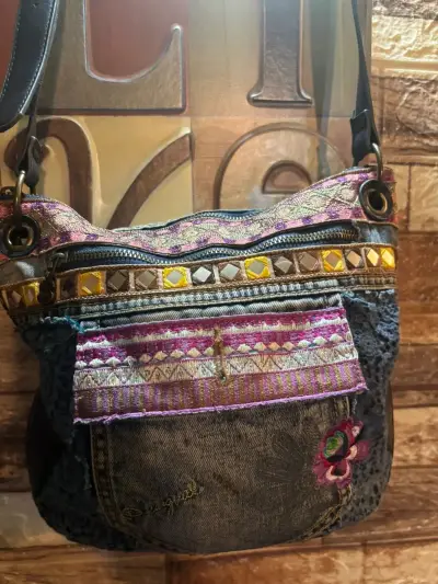 Bolso cruzado estilo bohemio Desigual - miniatura 1