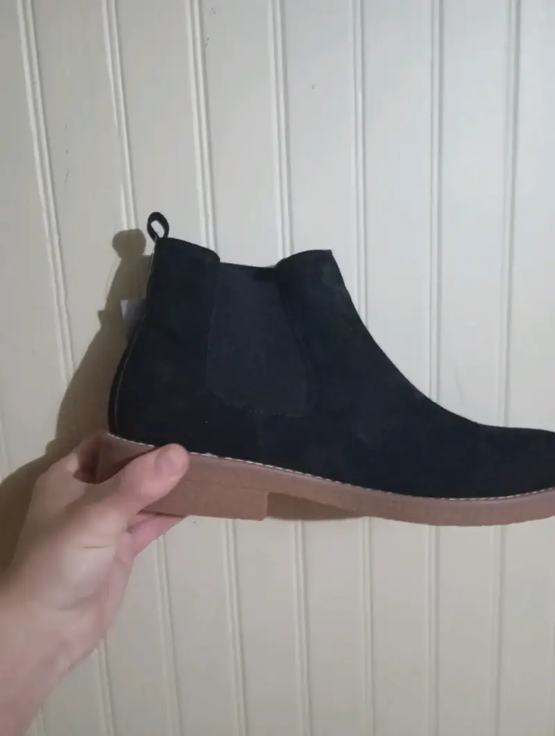 Botines negros nuevos en gamuza - 2