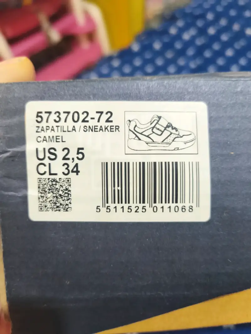 Zapatillas unisex blancas talla 34 - 2